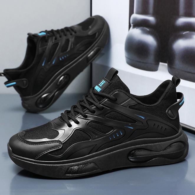 Summer Men's Shoes  Breathable Shoes Men's Trendy Versatile Platform Non-slip Sports Shoes Casual Dad Shoes