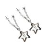 Y2K Sweet Cute Star Fringe Pendent Hair Clip Hairpin For Women Girls Punk Metal Pentagram BB Clips Barrettes Hair Accessories