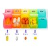 Monthly Pill Cases Travel Dispen Storage Container Colorful Drug Dispenser Packing Container 32 Slot Pill Box Organizer 31 Days