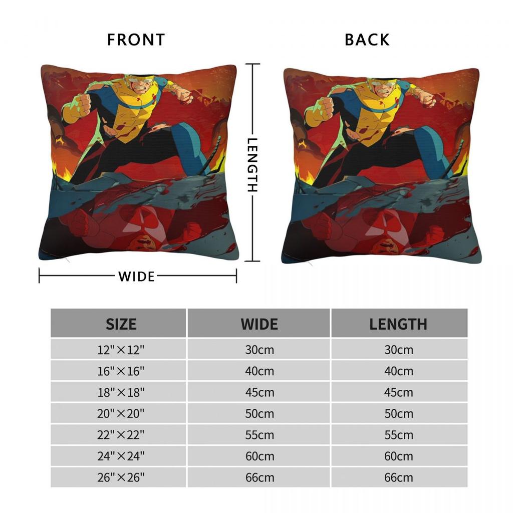 TV Series Invincible Mark Grayson Pillowcase Double-sided Printing Polyester Cushion Cover Gift Pillow Case Cover Home