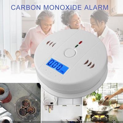 CO Karbon Monoksit Zehirlenmesi Duman Gaz Sensörü Uyarı Alarm Dedektörü LCD Gösterge Hassas Ev CO2 Sensörü Dedektörü Kablosuz
