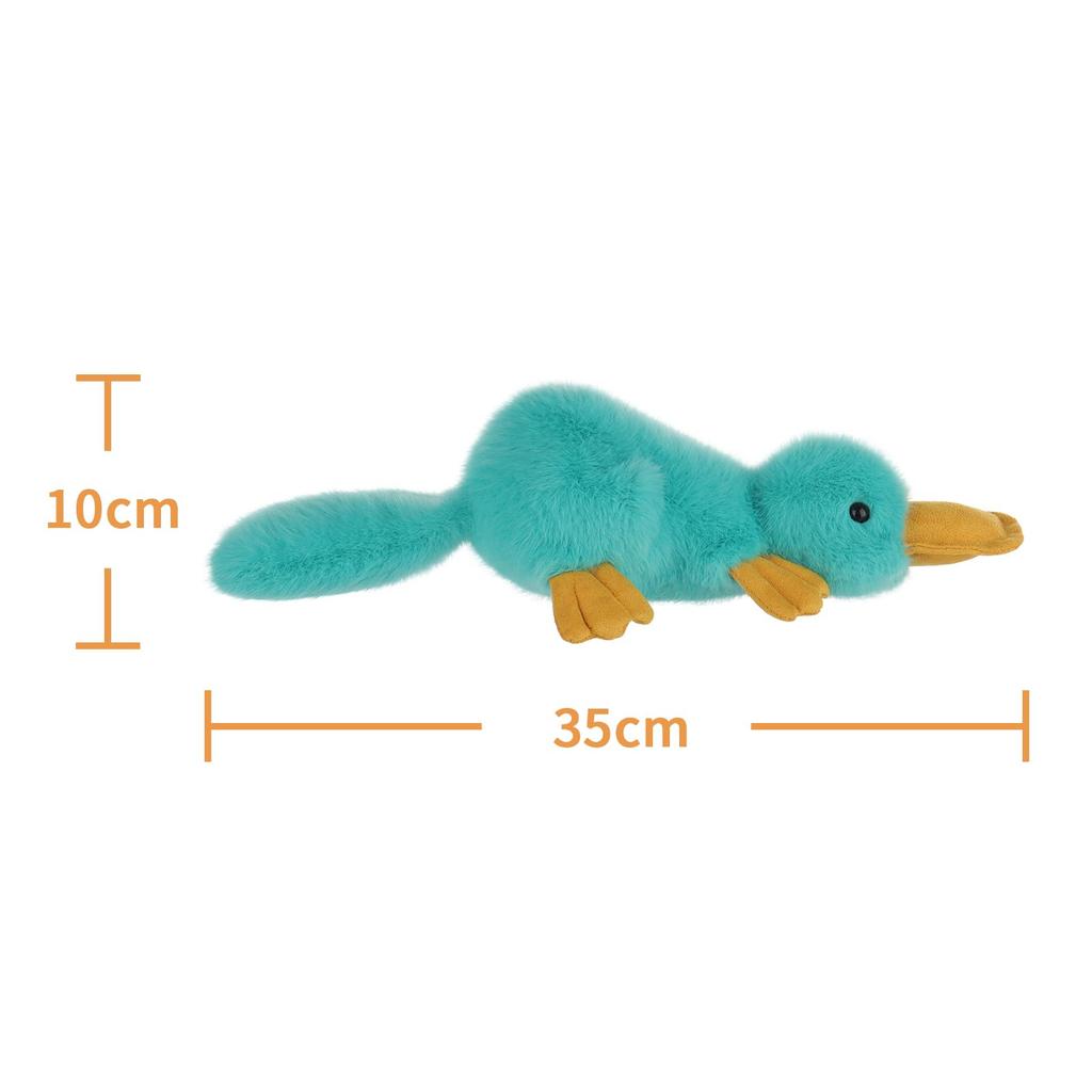 Morelowy Jagnięcy Szczęśliwy Dziobak Pluszowy Miękki i Puszysty Szczęśliwy Odpowiedni dla Chłopców i 35cm Zabawka, Uroczy, Dziobak, Dziewczynki,