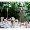 Metal Artificial Flower Vase Golden Table Flower Vase Luxury Flower Vase  Wedding Party