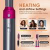5-In-1Hair Dryer  Electric Hair Comb Negative Ion Straight Curler Brush Blow Dryer Air Comb Removable Brush Kit Tool