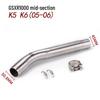 Mid-Section Motorcycle Exhaust Mod for SC AR Scorpion M4, GSX-R K5/K6/K7/K8 Models.