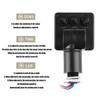 85V 265V IP65 Bewegungssensor Einstellbarer PIR-Schalter Ultradünne LED-Flutlichtlampe Wasserdichter Außenbereich Bewegungssensor Detektor