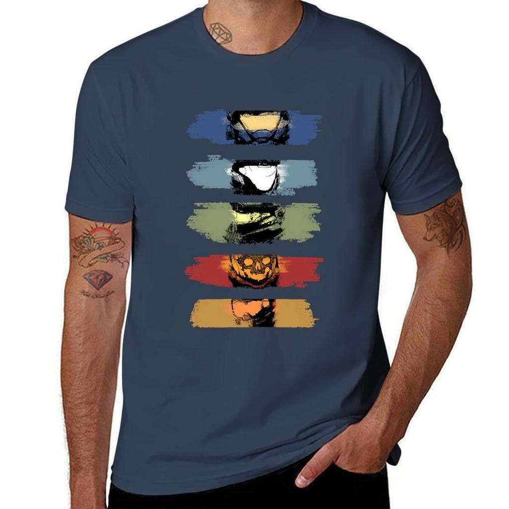 Noble Team Brush Strokes TShirt All Match Basic Short Sleeve Top