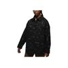 Jordan Bedruckte Locker geschnittene Jacke im Hemd-Stil Langarm Damen Oberbekleidung Schwarz DX0385-010