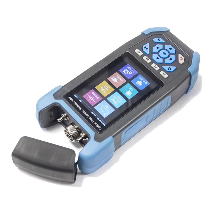 Optical Time-Domain Reflectometer 9in1 Power Meter VFL Light Source RJ45 Tester 60KM 24/22dB 1310/1550nm Event Map Mini OTDR
