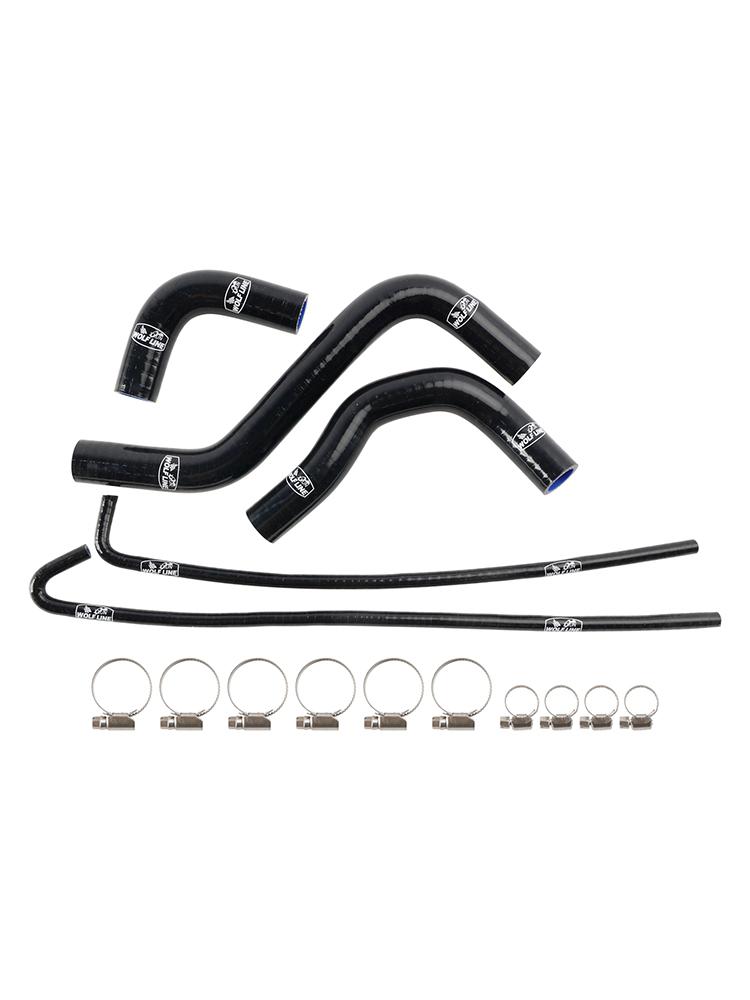 Silicone Radiator coolant Hose kit For Kawasaki Z900 Z900RS 2017-2025 Black