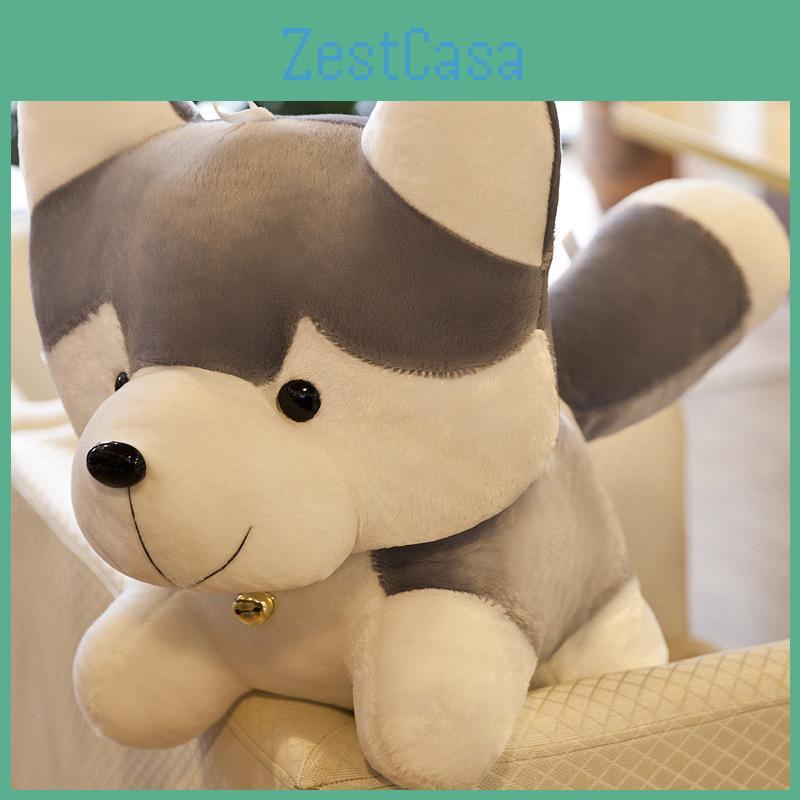 Husky Simulation Cartoon Plush Toy Animal Doll Dog Kid Soothing Gifts Sleep