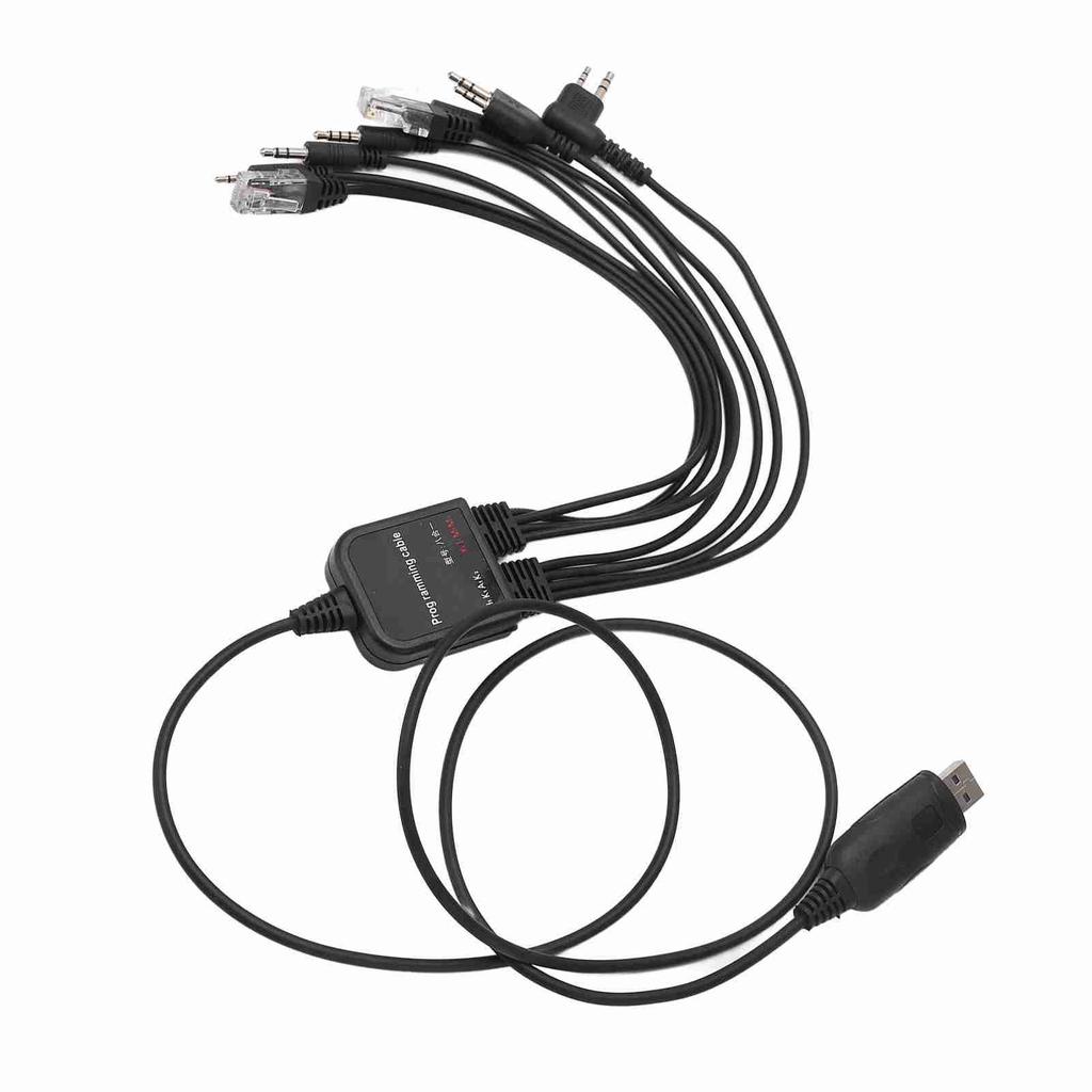 8-in-1 USB-Programmierkabel Plug and Play Hohe Leistung für Kenwood Walkie-Talkie