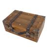 Holzkiste Tragbar Vintage Distressed Multifunktional Holz Aufbewahrungstruhe Handtasche für Kleidung Spielzeug Foto-Requisite Klein