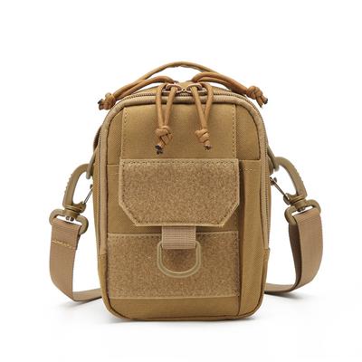 Sacoche d'épaule oblique portable en tissu Oxford pour homme, petite, multifonctionnelle, banane portable