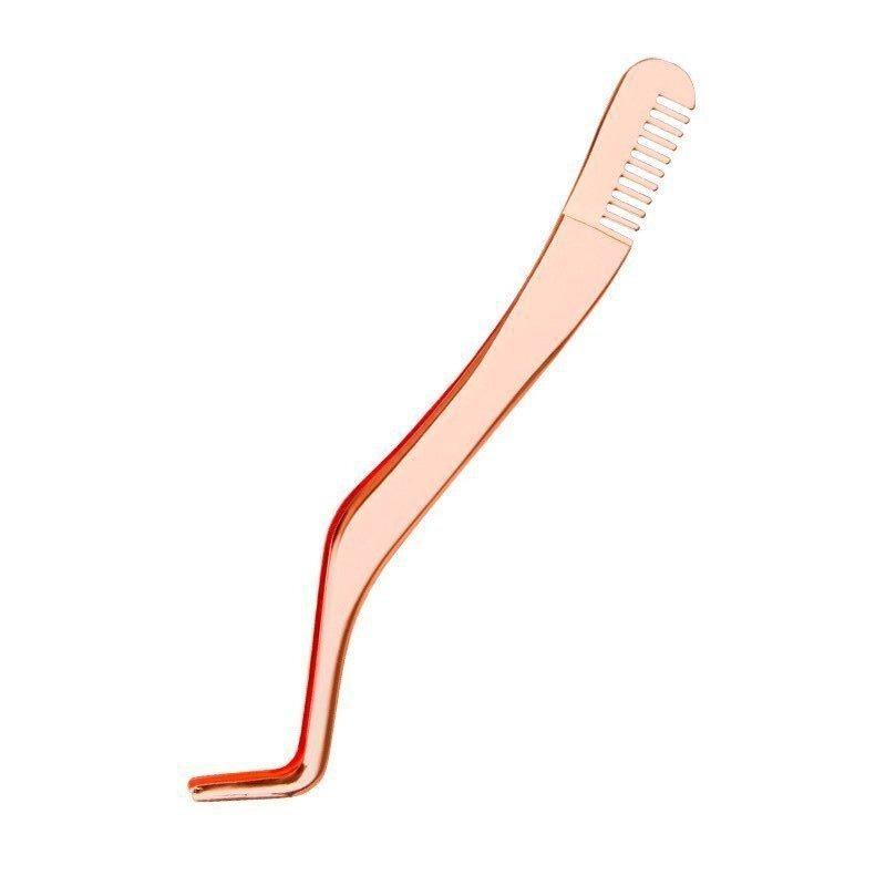 

Premium 3 Shape Double-ended Seahorse Eyelash Curler With Comb Lash Perm False Eyelash Auxiliary Makeup Beauty Tool