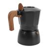 2 Cup Capacity Stovetop Espresso Maker Double Valves Moka Pot  For Mocha Coffee