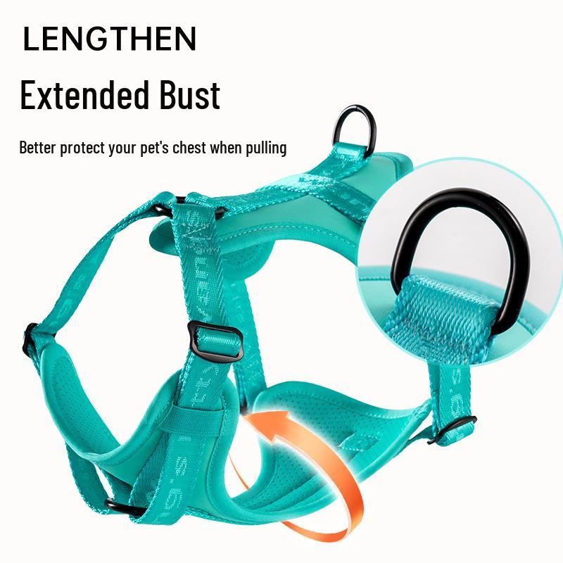 Adjustable Vest-Style Anti-Pull Dog Harness & Leash for Medium To Large Dogs