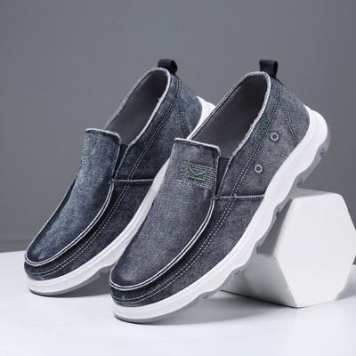 Schuhe Herren Frühling Freizeitschuhe Bequem Gewaschener Stoff Herrenschuhe Stoffschuhe Herren Faulenzer Schuhe