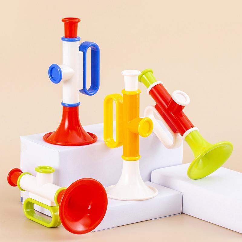 Loud Sound Vuvuzela Noise Maker, 1PC Random Color Plastic Football Fan Horn for Sports Match Party Supplies