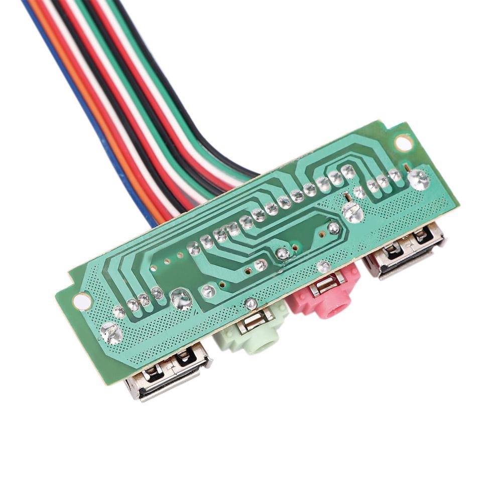 Cable 2 Audio Jacks Computer Case Panel Audio Jacks Port Front Panel Motherboard Expansion Card