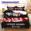 Name Custom RBD Band Pattern Bedding Set Quilt Cover Pillowcase Home Decor Gift (1 * duvet cover + 2 * pillowcase, without core)