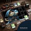 Cute Wizard Cat Crystal Ball Gaming Mouse Pad Playmat 24"X14" MTG TCG Office Desk Mat for Work Game PC Laptop Carpet MousePad