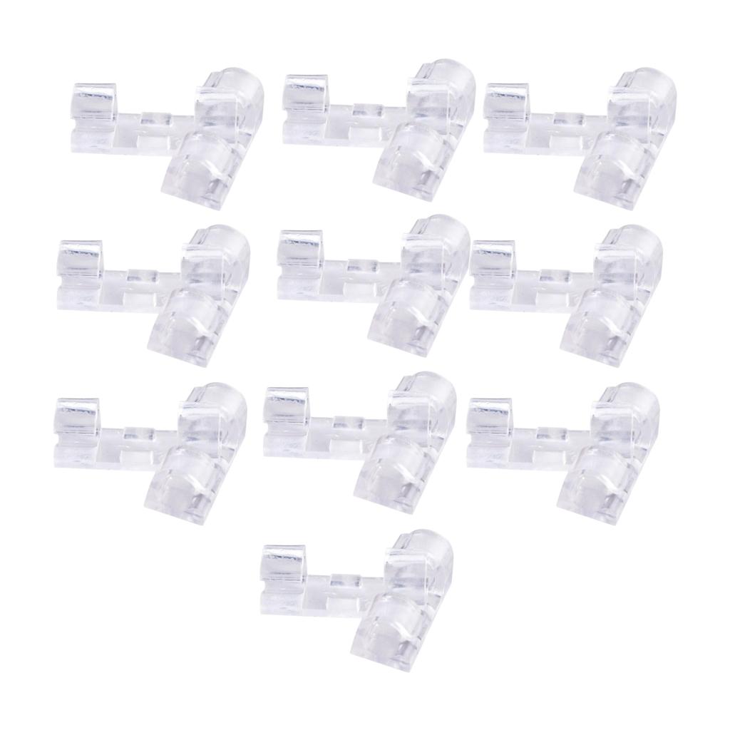 20x Cable Clip with Adhesive Cable Management Wire Holder Car Cable прозрачный
