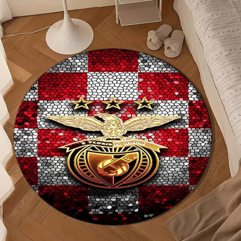 Football Club Eagle Round Rug for Livingroom,Bedroom, Palyroom, Chair Rug, Area Rug, Circle Carpet, Large Size Fan Christmas Gift