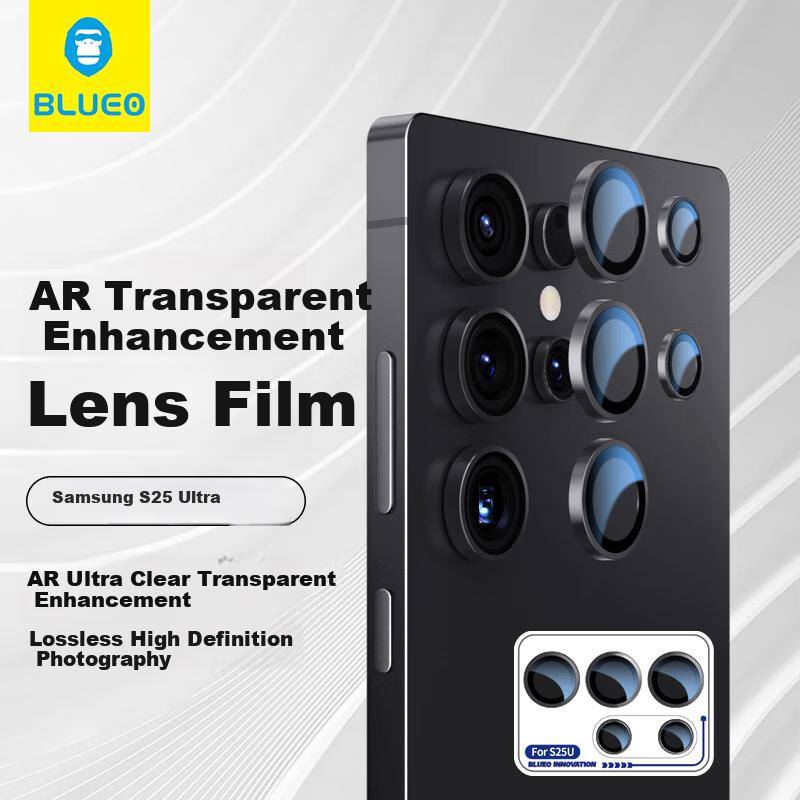 Lanxingxiansheng Lens Protector for Samsung S25 Ultra, S25 Ultra Rear Camera Film, High-Definition Anti-Drop Wear-Resistant Protective Film, Black