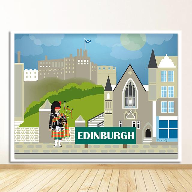 

Винтажные настенные крафт-постеры с покрытием, настенные наклейки, украшение для дома, подарок, Шотландия, путешествия, холст, картины 21cm×30cm NoFrame
