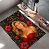 Elegant Floral Portrait Carpet suitable as a non-slip mat for the living room or bedroom sofa