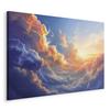 Image - Sunset Over a Cloudy Sea: Wonderful Symphony of Colors