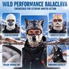 Passamontagna Animale 3D Husky Copertura Integrale del Viso Maschera 3D Carina per Esterno