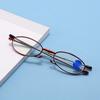 Folding Reading Glasses With Keychain Compact Bags Blue Light Blocking Spring Hinge Portable Pocket Readers +1.0 To +4.0