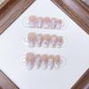 Hand-woven Armor New Style Oil Painted Small Flower Hand-painted Plaster Colorful Petals Cat Eye Nail Art