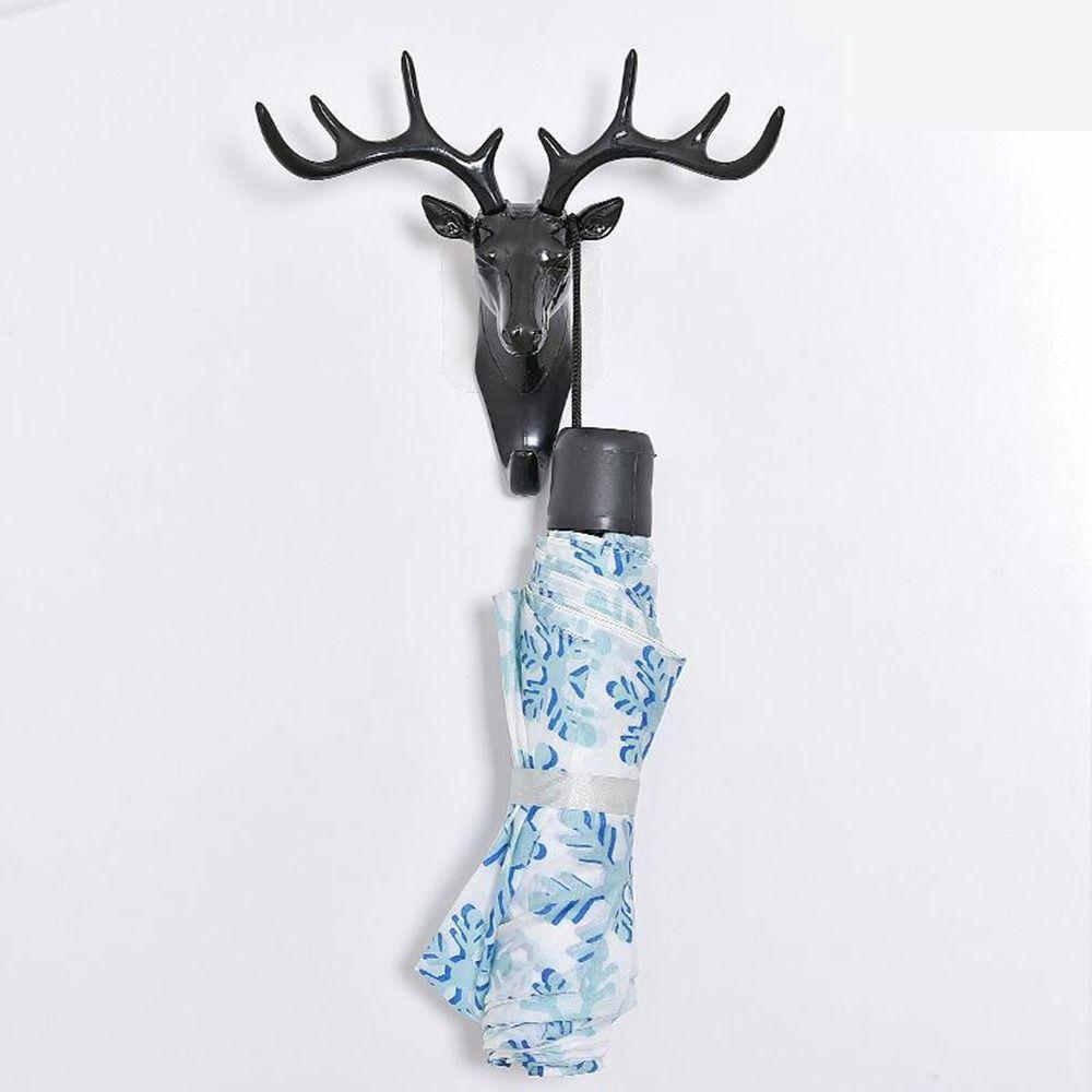 Plastic Deer Head Key Holder Antlers Deer Horn Hook Vintage Deer Horns Hanger  Living Room