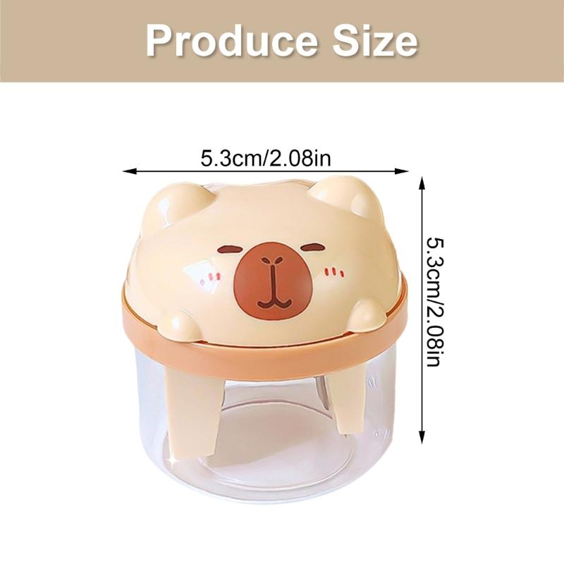 Cartoon Pencil Sharpener Small Manual Sharpener for Various Wood Pencil Double Hole Sharpener for Student Kid Adult