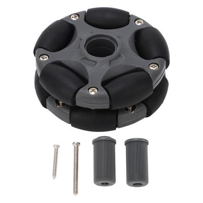 58mm Plastik Omni Teker Çift Sıralı Dönen Çok Yönlü Teker Yedek Parçalar 14135