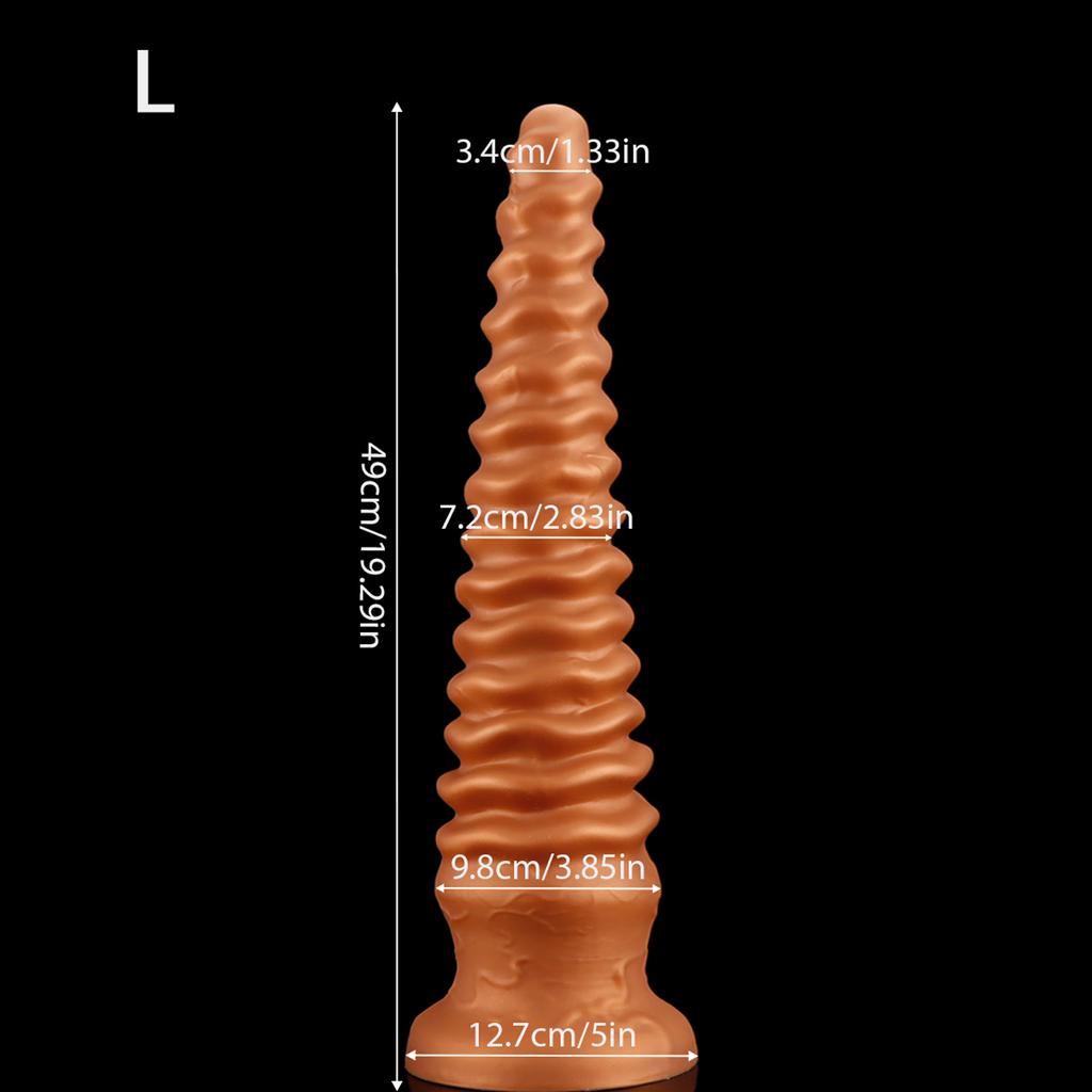 New Super Long Anal Plug Huge Large Anal Dildo Butt Plug Big Anal Dilator Silicone Soft Suction Cup Gay Sex Toys for Women Men S-Xl Climax Masturbator