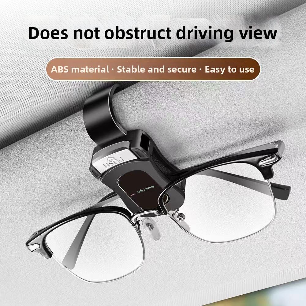 Eyeglass Organizer Car Glasses Rack Multi-functional Car Sunglasses Holder