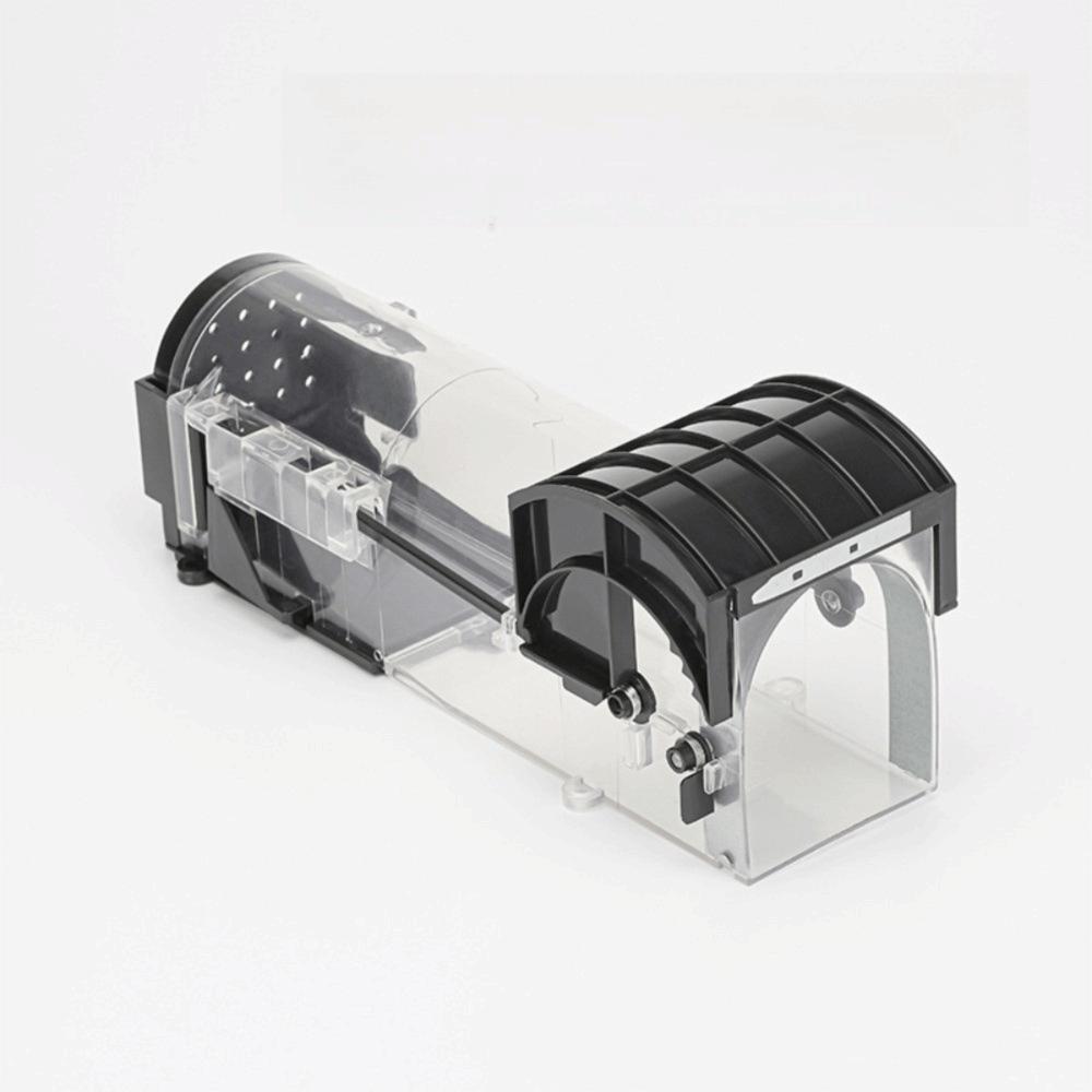

Rodent Control Self-locking Mousetrap Reusable Plastic Rodents Trap Mouse Catcher Indoor прозорий