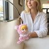 Cute Leopard Print Plush Vinyl Doll Keychain Stuffed Toy Pendant Backapck Hangings Gifts