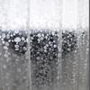 3D Translucent Shower Curtain Waterproof Mildew EVA Bath Curtains Bathroom Curtain with Hooks
