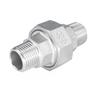 Haishidike 304 Stainless Steel Double Male Thread Union
