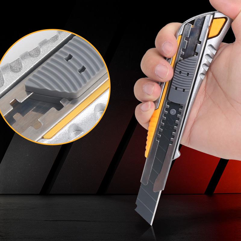 Large Art Knife Large Blade Heavy Stainless Steel Thickened Multi-Purpose Wallpaper Knife Tool Knife Stationery Cutting Supplies