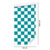 Checkerboard wallpaper, turquoise background, turquoise center, 50x1000