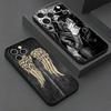 Soft Phone Case For iPhone 17 16 Pro Max 15 The Walking Dead Daryl Dixon 16E 17E 14 Plus 13 Mini 12 XS 7 SE 8 Air Black Cover Sh