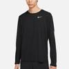 Nike Reflective Logo Slim Fit Printed Running Training Long Sleeve T-Shirt Men Tops Black DD4755-010