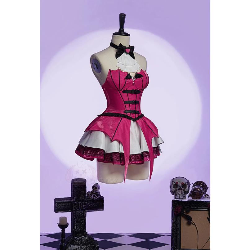 Vampire Draculaura Cosplay Costume Women Sexy Corset Lolita Short Dress Suit Gothic Punk Dress Halloween Carnival Party Clothes