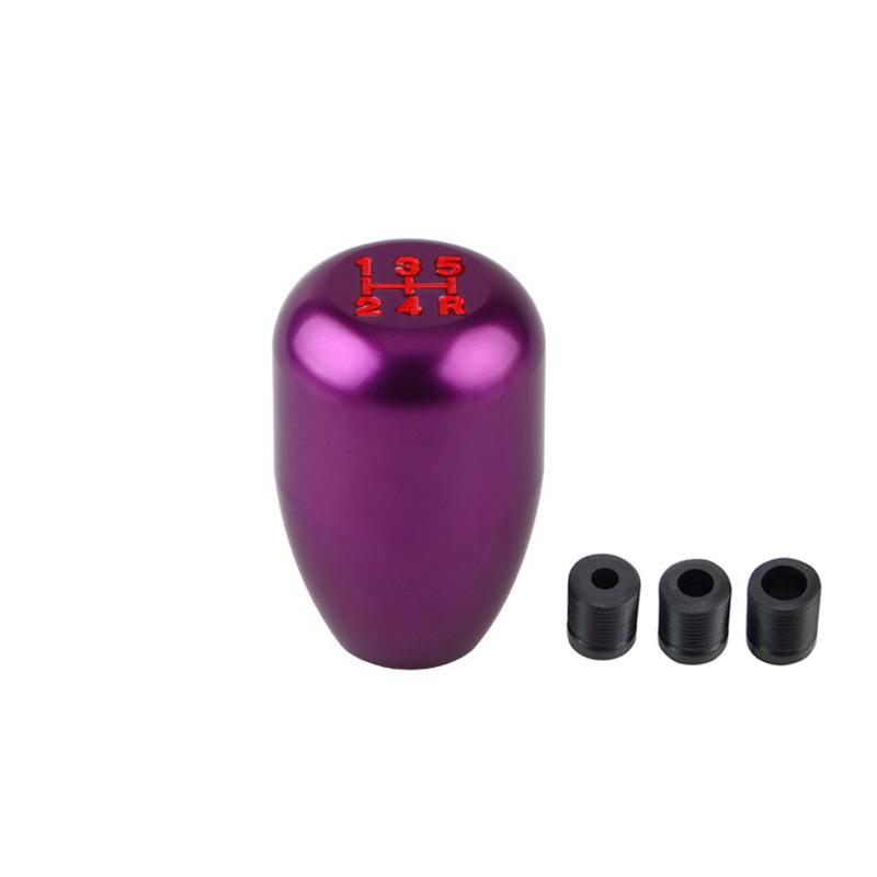 Stylish Universal 5speed Gear Shift Knob Stick Manual Transmission Universal Car Aluminum Extended Gear Shifter Gear Head Knob